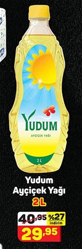 Yudum Ayçiçek Yağı 2 L image