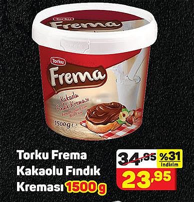 Torku Frema Kakaolu Fındık Kreması 1500 g image