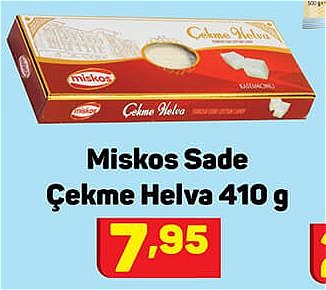 Miskos Sade Çekme Helva 410 g image