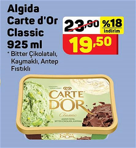 Algida Carte d'Or Classic 925 ml  image