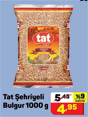 Tat Şehriyeli Bulgur 1000 g image