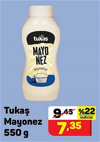 Tukaş Mayonez 550 g image