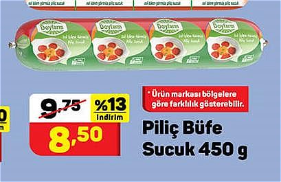 Piliç Büfe Sucuk 450 g image
