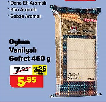 Oylum Vanilyalı Gofret 450 g image