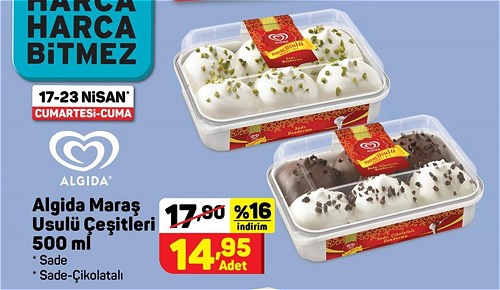 Algida Maraş Usulü Çeşitleri 500 ml image