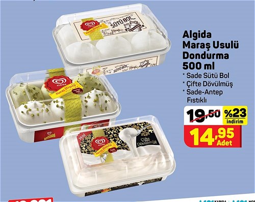 Algida Maraş Usulü Dondurma 500 ml image