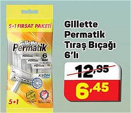 Gillette Permatik Tıraş Bıçağı 6'lı image