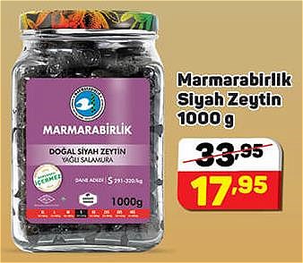 Marmarabirlik Siyah Zeytin 1000 g image