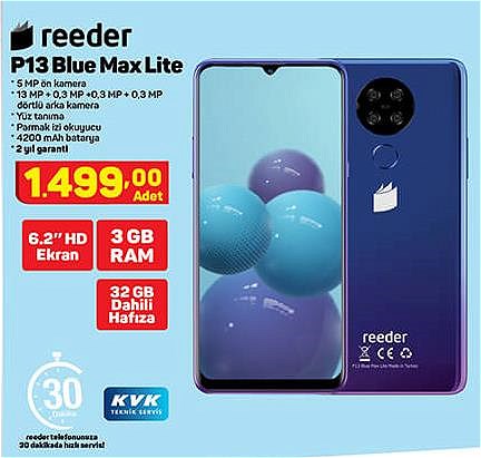 Reeder P13 Blue Max Lite 32 GB image