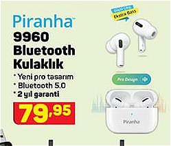 Piranha 9960 Bluetooth Kulaklık | İndirimde Market