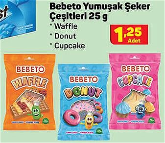 Bebeto Yumuşak Şeker Çeşitleri 25 g image