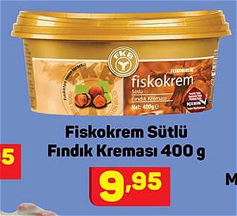 Fiskokrem Sütlü Fındık Kreması 400 g image