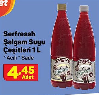 Serfressh Şalgam Suyu Çeşitleri 1 L image