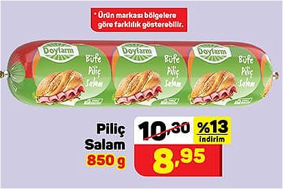 Piliç Salam 850 g image