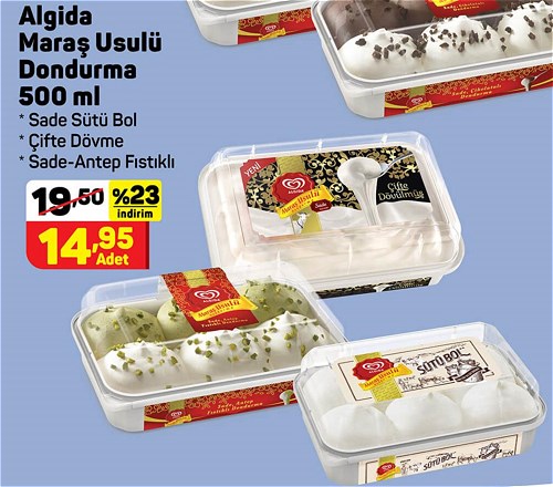 A101 Algida Maraş Usulü Dondurma 500 ml