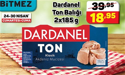 Dardanel Ton Balığı 2x185 g image