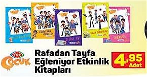 Trt Çocuk Rafadan Tayfa Eğleniyor Etkinlik Kitapları/Adet image
