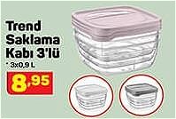 Trend Saklama Kabı 3x0,9 L image