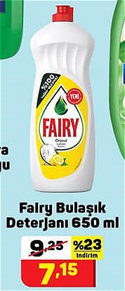 Fairy Bulaşık Deterjanı 650 ml image