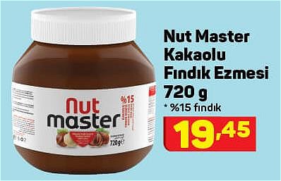 Nut Master Fındık Ezmesi 720 g image