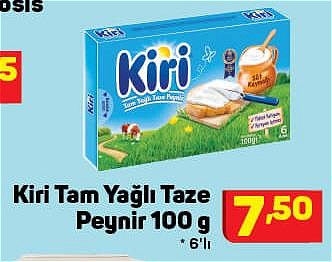 Kiri Tam Yağlı Taze Peynir 100 g 6'lı image