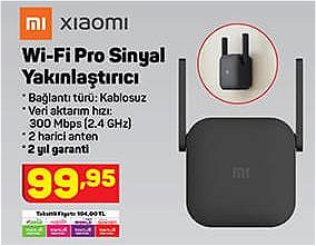 Xiaomi Wi-Fi Pro Sinyal Yakınlaştırıcı image