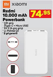 A101 Xiaomi Redmi 10000 mAh Powerbank