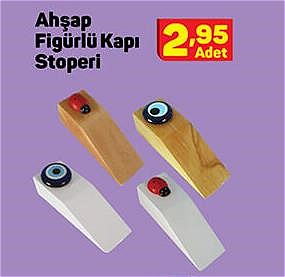 Ahşap Figürlü Kapı Stoperi image