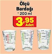 A101 Ölçü Bardağı 200 ml