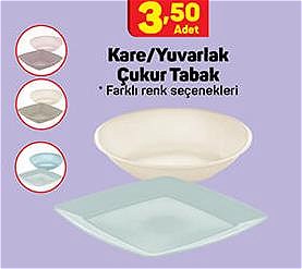 Hobby Life Kare/Yuvarlak Çukur Tabak image