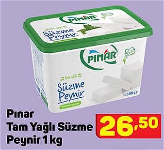 Pınar Tam Yağlı Süzme Peynir 1 kg image