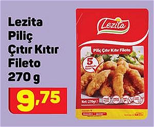 Lezita Piliç Çıtır Kıtır Fileto 270 g image