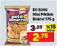 Eti Sütlü Mini Pötibör Bisküvi 175 g image