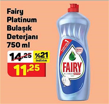 Fairy Platinum Bulaşık Deterjanı 750 ml image