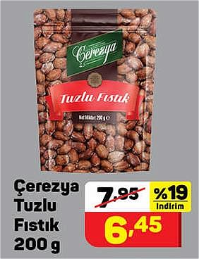 Çerezya Tuzlu Fıstık 200 g image