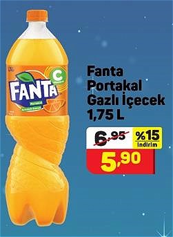 Fanta Portakal Gazlı İçecek 1,75 L image