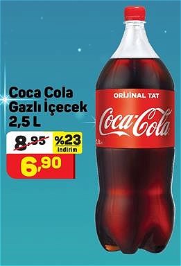 Coca Cola Gazlı İçecek 2,5 L image