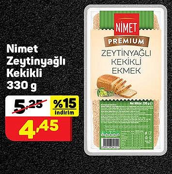 Nimet Zeytinyağlı Kekikli 330 g image