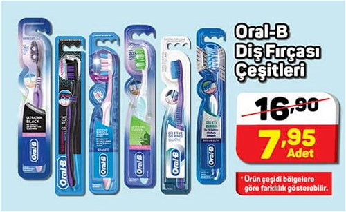 Oral-B Diş Fırçası Çeşitleri/Adet image