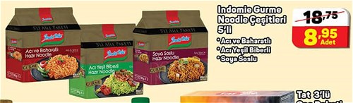 Indomie Gurme Noodle Çeşitleri 5'li image