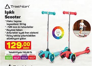 Triathlon Işıklı Scooter image