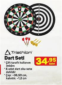 Triathlon Dart Seti+6 Adet Ok image