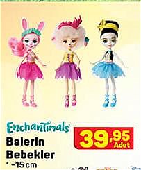 Enchantimals Balerin Bebekler 15 cm image