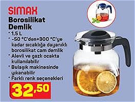 Simax Borosilikat Demlik 1,5 L image