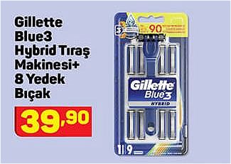 Gillette Blue3 Hybrid Tıraş Makinesi+8 Yedek Bıçak image