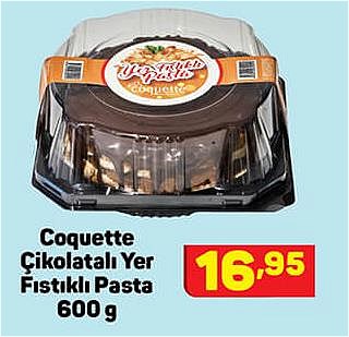 Coquette Çikolatalı Yer Fıstıklı Pasta 600 g image