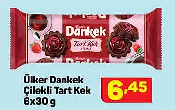 Ülker Dankek Çilekli Tart Kek 6x30 g image