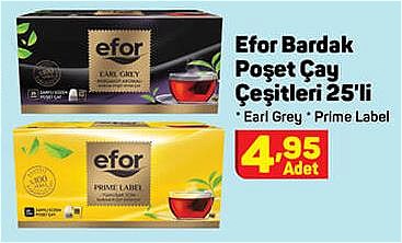 Efor Bardak Poşet Çay Çeşitleri 25'li image