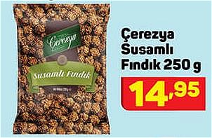 Çerezya Susamlı Fındık 250 g image