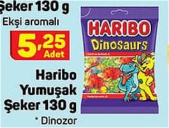 Haribo Yumuşak Şeker 130 g Dinozor image